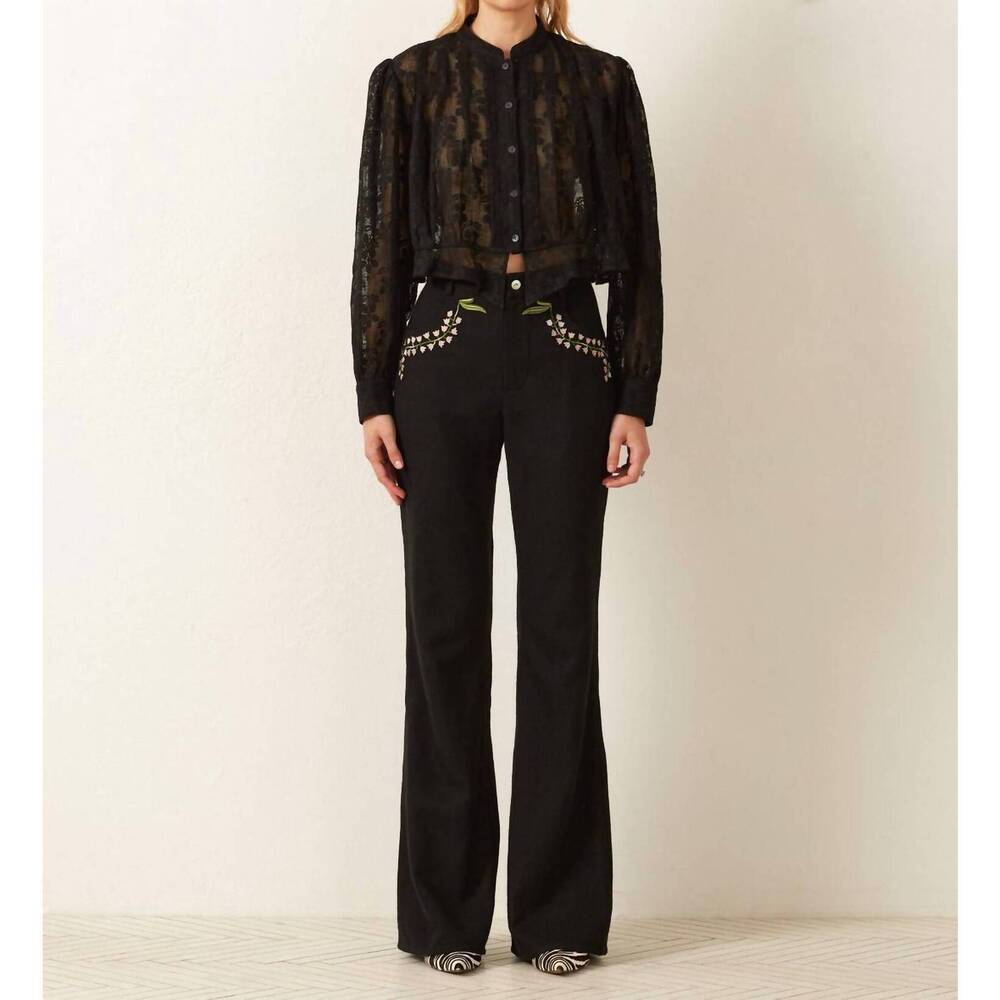 NEW ALIX OF BOHEMIA bunny lily valley jeans in black